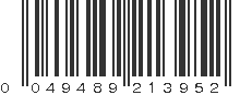 UPC 049489213952