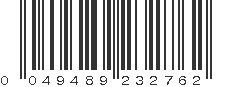 UPC 049489232762