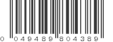 UPC 049489804389