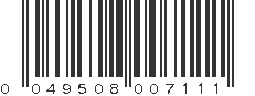 UPC 049508007111