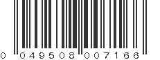 UPC 049508007166