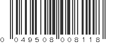 UPC 049508008118