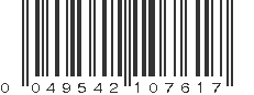 UPC 049542107617