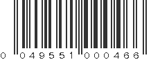 UPC 049551000466