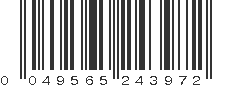 UPC 049565243972