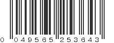 UPC 049565253643