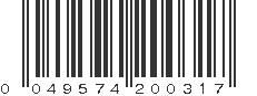 UPC 049574200317