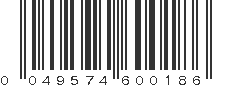 UPC 049574600186