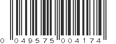 UPC 049575004174