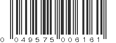 UPC 049575006161