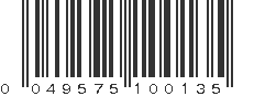 UPC 049575100135