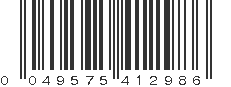 UPC 049575412986