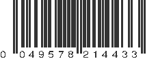 UPC 049578214433