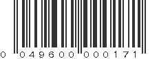 UPC 049600000171