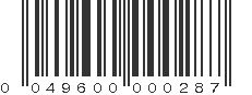 UPC 049600000287