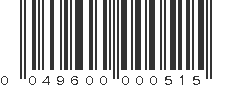 UPC 049600000515