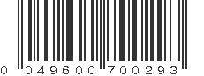 UPC 049600700293