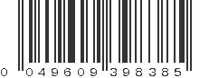 UPC 049609398385