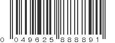 UPC 049625888891