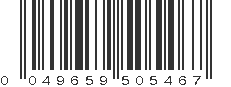 UPC 049659505467