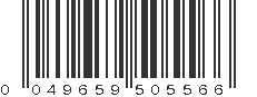 UPC 049659505566