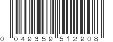 UPC 049659512908