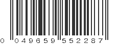 UPC 049659552287