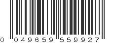 UPC 049659559927