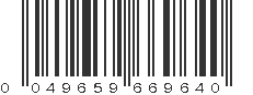 UPC 049659669640