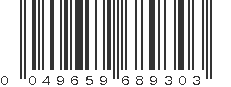 UPC 049659689303