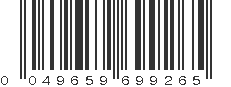 UPC 049659699265