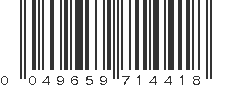 UPC 049659714418