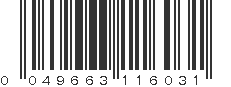 UPC 049663116031