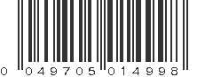 UPC 049705014998