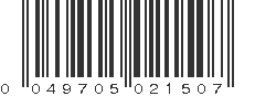 UPC 049705021507