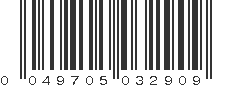 UPC 049705032909