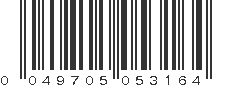 UPC 049705053164