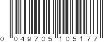 UPC 049705105177