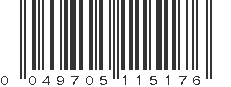 UPC 049705115176