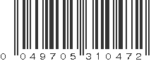 UPC 049705310472