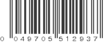 UPC 049705512937