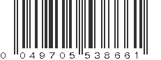 UPC 049705538661