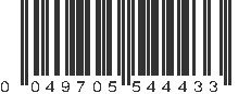 UPC 049705544433