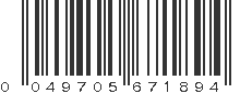 UPC 049705671894