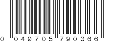 UPC 049705790366