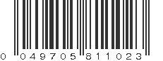 UPC 049705811023