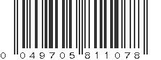 UPC 049705811078