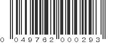 UPC 049762000293