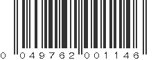 UPC 049762001146