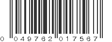 UPC 049762017567